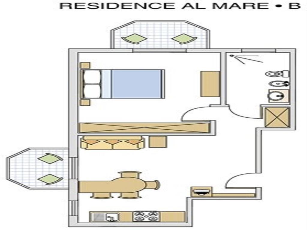 Hotel & Residence Al Mare Lido di Jesolo Pokoj fotografie